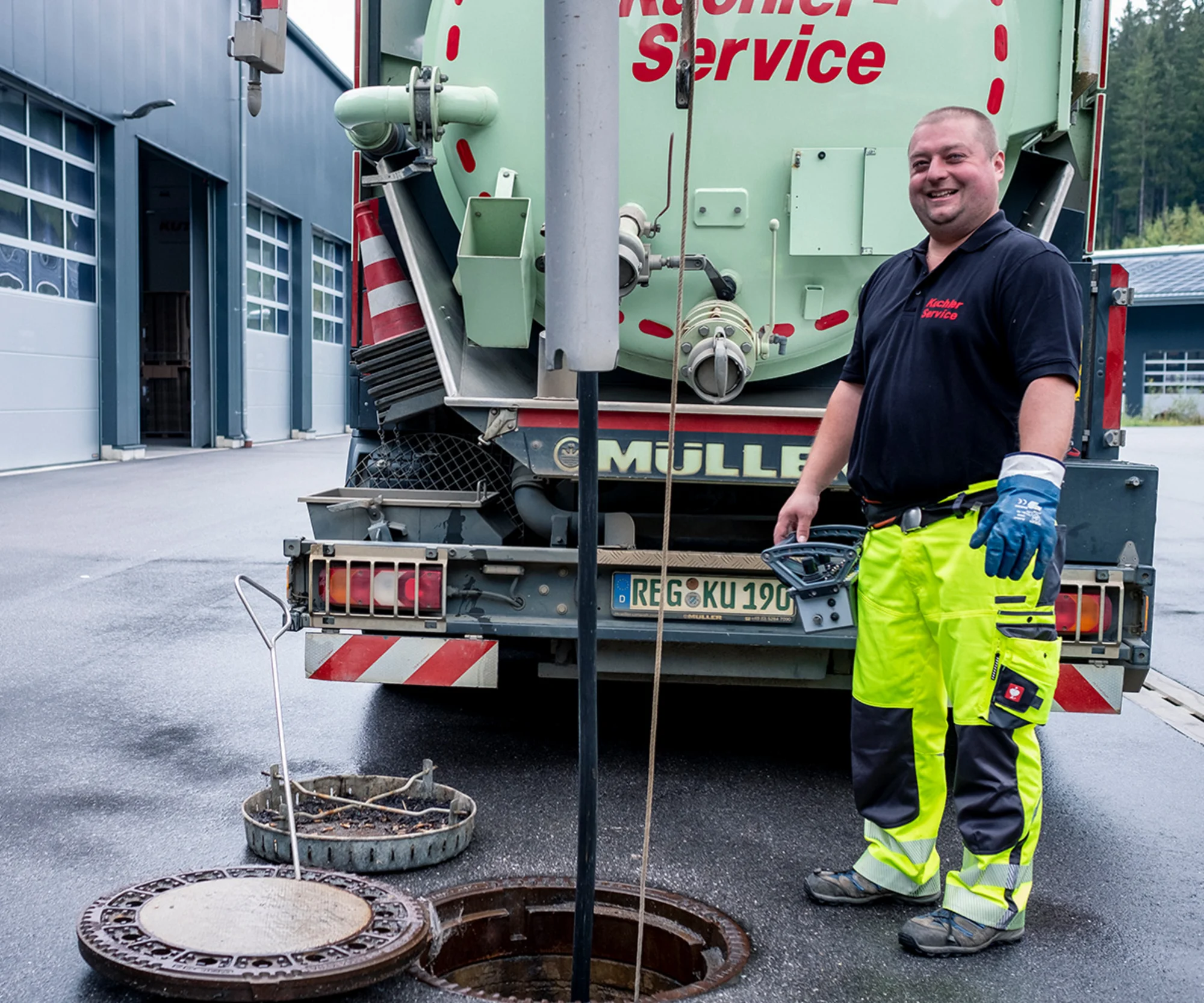 Kanalreinigung in Niedermurach mit moderner Technik